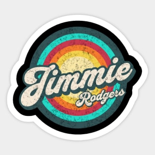 name jimmie color circle Sticker